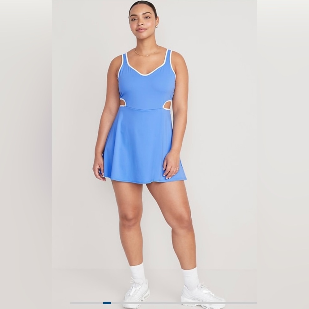 Old Navy Blue PowerSoft Dress in size medium